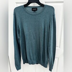 Bonobos Men's Teal Crewneck Sweater